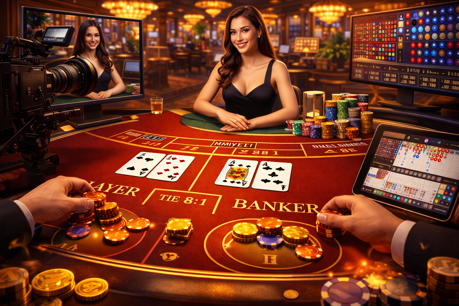 Sòng bài baccarat cao cấp trực tiếp